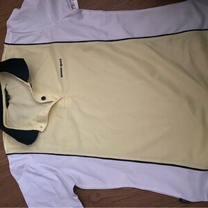 Yellow and White Men's Shirt